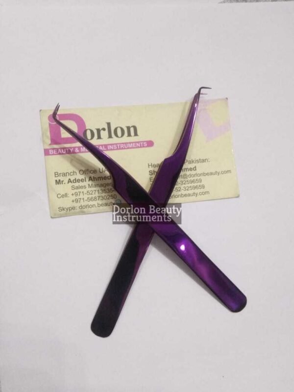 Metallic Purple 90˚ Precision Lash Tweezers
